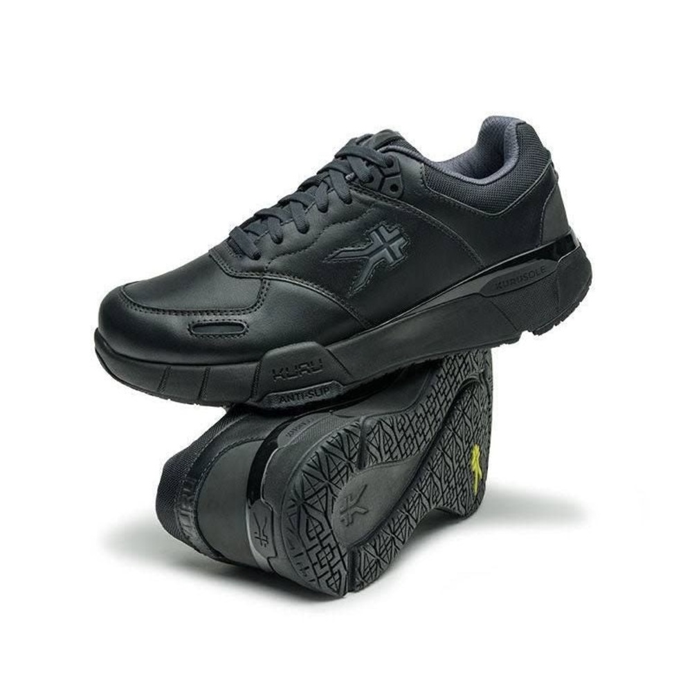 *NEW* Kuru Kinetic 2 Black Anti-Slip Stability Arch Support Work Shoes 11 A56